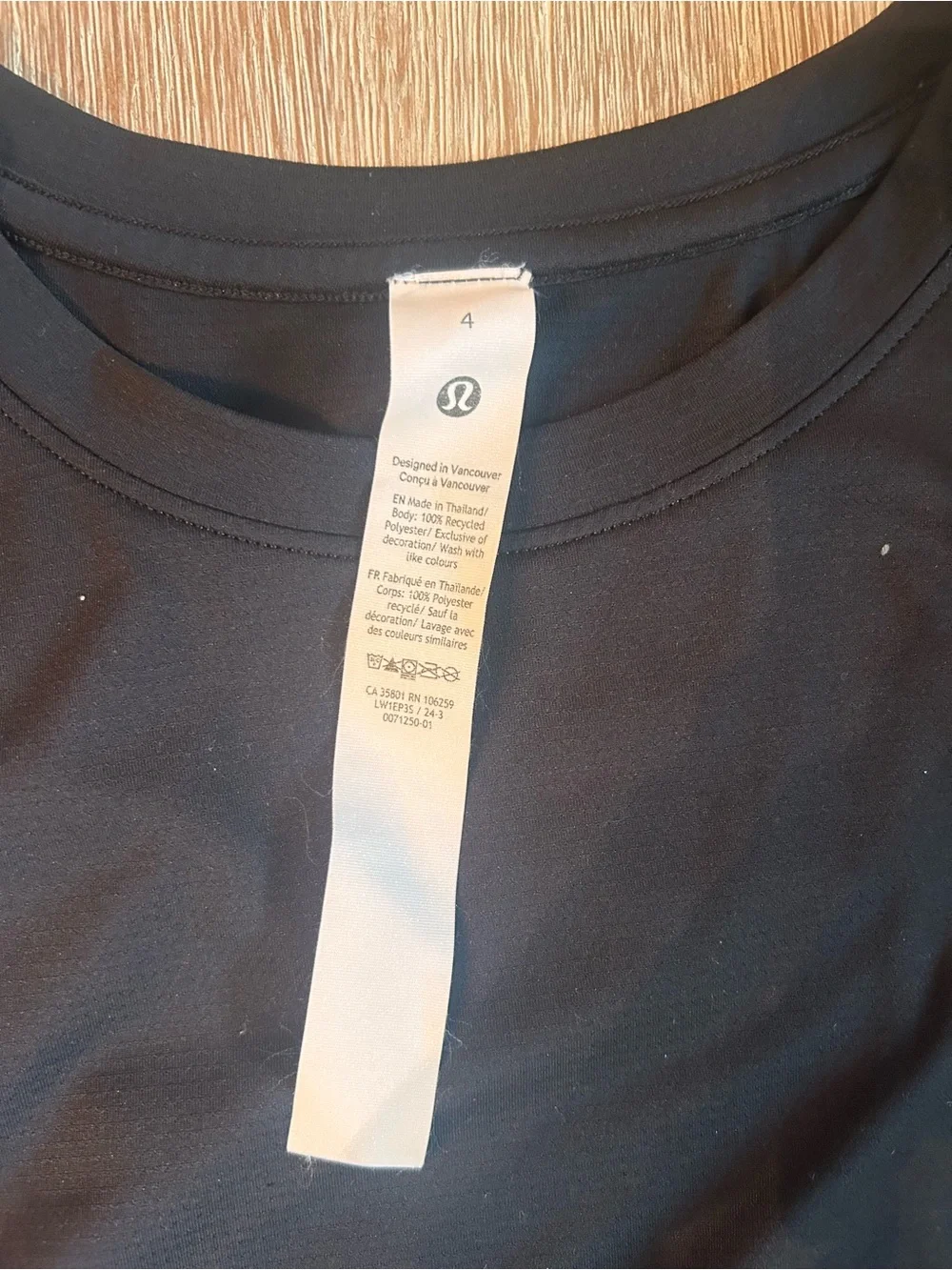 lululemon athletica sleek black